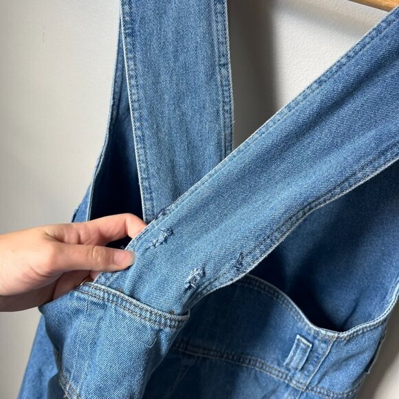 BDG Double Breasted Denim Skirtall Overall Women's Large - Picture 6 of 9
